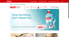 Desktop Screenshot of colgatesensitiveprorelief.ca